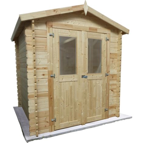Casetta LEA in legno nordico 220X220X215H senza pavimento (1/3)