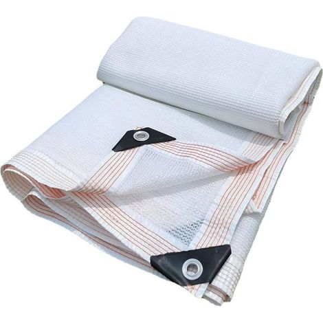 Filet D'Ombrage, Filet Protection Solaire avec œillets Blocage des UV Blanc 85% Voiles D'ombrage 2x2M Toile d'ombrage pour Exterieur/Patio/Balcon/Pergola/Serre/Jardin/Potager (1/5)