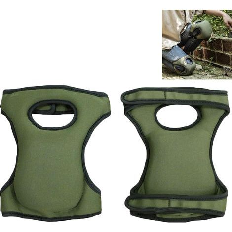 Genouillères Jardinage Protege Genoux Travail - lot de 2, Vert, Genouillèrer de Protection, Convient à Diverses Tâches de Jardinage, au Nettoyage des Sols et aux Tâches Ménagères (1/5)