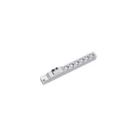 Bachmann 333.411 6presa(e) AC 1U Grigio, Argento unità di distribuzione dell'energia (PDU)