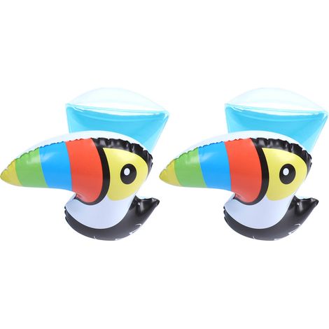 Brassards de natation gonflables motif toucan mignon PVC non toxique pour enfants 3 à 6 ans débutants (1/5)