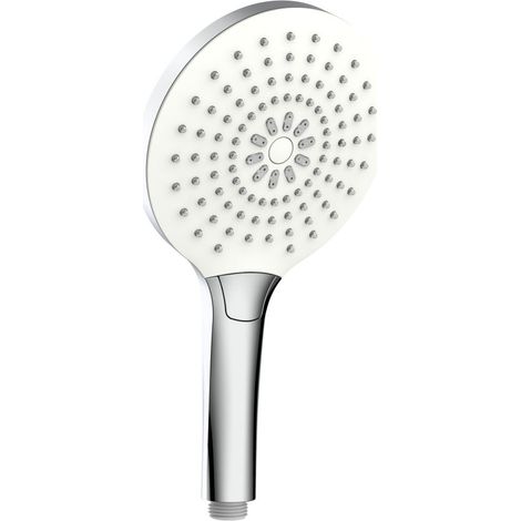 Primaster Handbrause 3 Strahlarten Water Power chrom-weiß mit Wasserspareinsatz Handbrause (1/3)