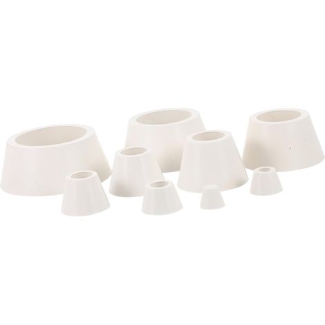 Büchner Funnel Rubber Cone Adapter Set with 9 Sizes Elastic Filter Seal for Filtration Piston Conical Cuffs for Laboratory Funnel (1/5)