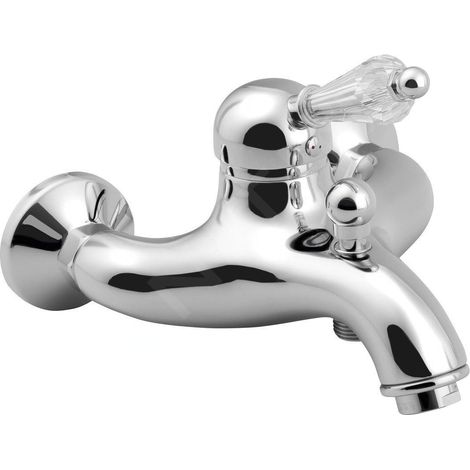 Sapho Kirké - Mitigeur de baignoire, manette cristal, chrome KI10KC (1/3)