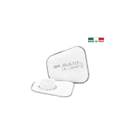 FILTRI PER MASCHERE CONNESSIONE A BAIONETTA SERIE BLS 201- - 201-3C P3 R - 2 pezzi BLS