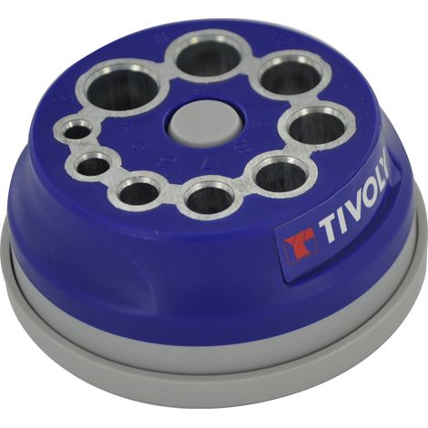 Tivoly • Guide de perçage rond -Ø 4 à 12 mm - Spécial ramasse-poussière