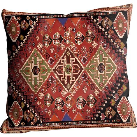 Taie D'oreiller - Lin - 45 x 45 cm - Pour Oreiller Carré - Intérieur Et Extérieur - 1 Pièce (1/5)