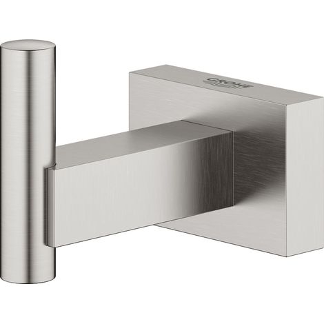 Ganchos para batas GROHE ESSENTIALS CUBE acero (1/2)
