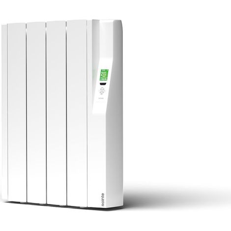 Radiador eléctrico ROINTE Sygma 4 elementos 440W - Blanco RAL 9016 (1/9)