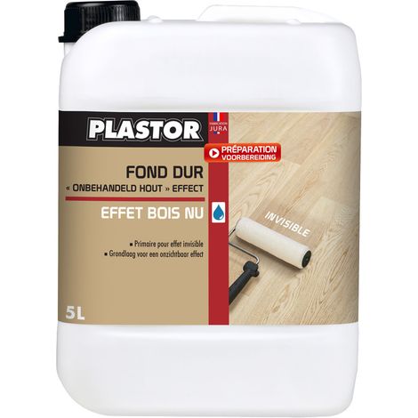 Plastor – Lasure extérieure 5L effet bois invisible – Protection tendance pour parquets – Neutralise l'effet de finition sur le bois