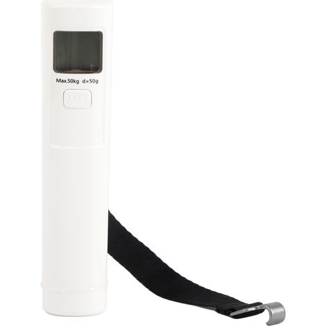 Balance de Poche - Affichage LCD - 50 kg - Sans Batterie - Pour Bagages - Portable - 14,5 x 3 x 3 cm (1/5)