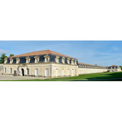 Tableau sur toile corderie royale 45x135 cm - Impression sur Toile Murale Décorative - Image imprimée en HD sur Toile - Toile sur Châssis en Bois FSC - Fabriqué en France (1/4)