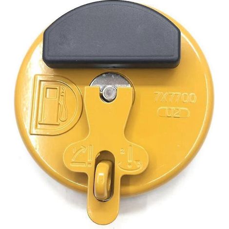 Bouchon de réservoir de carburant pour excavatrice avec cadenas et filtre, compatible avec les modèles 320b/c/d, 329d, 330c, 325c et 345d. (1/5)