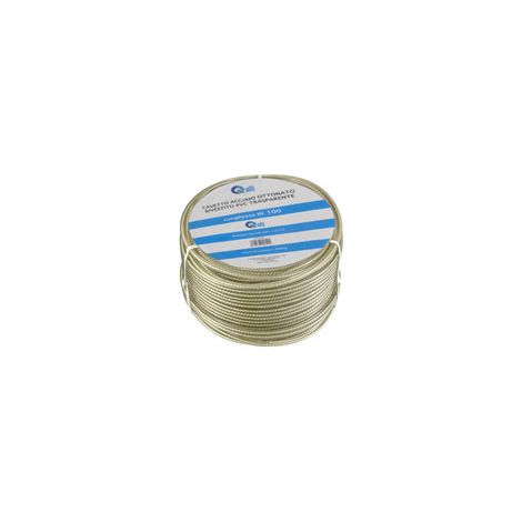 CAVETTO STENDIBIANCHERIA ACCIAIO OTT. MM.4,4 X MT.100 QUALIT