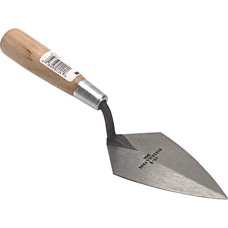 Marshalltown M/T457 45-Point Pointing Trowel with Philadelphia Pattern Wooden Handle – 7-inch