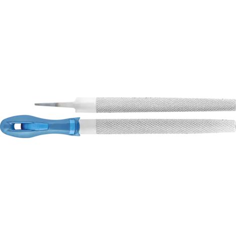 PFERD TOOLS Kabinettraspel für Holz Halbrund-Spitz 200mm Hieb 2 universell zum Schruppen und Schlichten 5 Stk (1/2)