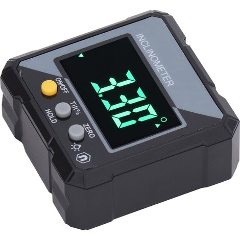 Inclinomètre numérique de haute précision, inclinomètre magnétique, rapporteur électronique 4 x 90° (1/5)