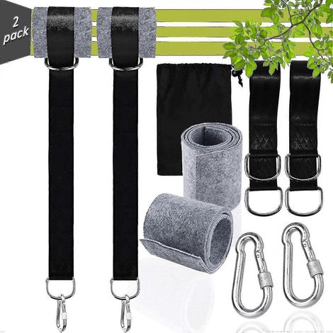 Filiyano – kit de suspension pour – Sangles pour hamac et balançoire (lot de 2), kit de suspension pour balançoire et fauteuil hamac (1/4)