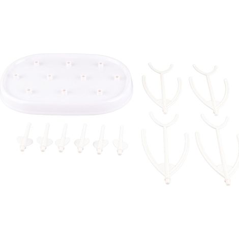 Égouttoir à biberons avec plateau amovible, support universel pour séchage et rangement des biberons (1/5)