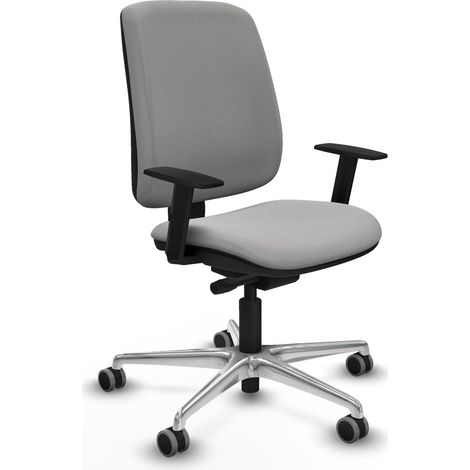 Bürostuhl piqueras y crespo Alares hellgrau Aluminium (1/2)