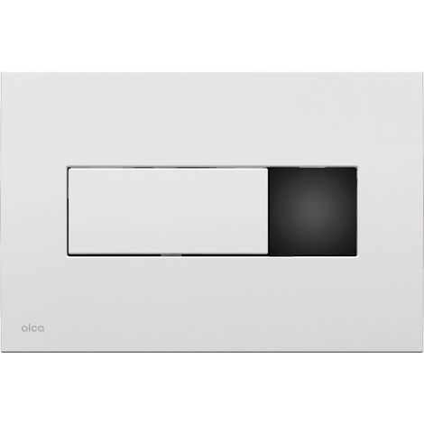 Alcadrain WC - Betätigungsplatte mit Sensor (Netzversorgung) M370S-SLIM weiß (1/2)