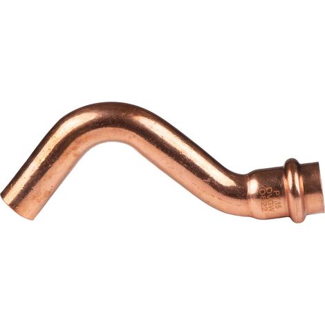 Kupfer Pressfitting Überbogen 15 mm Innen x Aussen V+M-Kontur DVGW