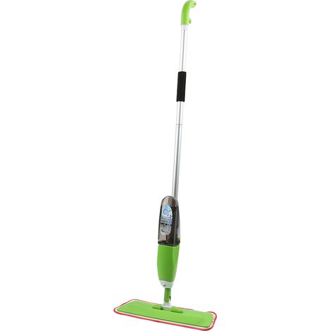 Multi Fabriccloth Spray Mop Plate Typ Bodenreinigungsset Dedizierter Bodenbelag Haushaltsbesen Bodenreiniger Werkzeuge (2 Farben-Grün)