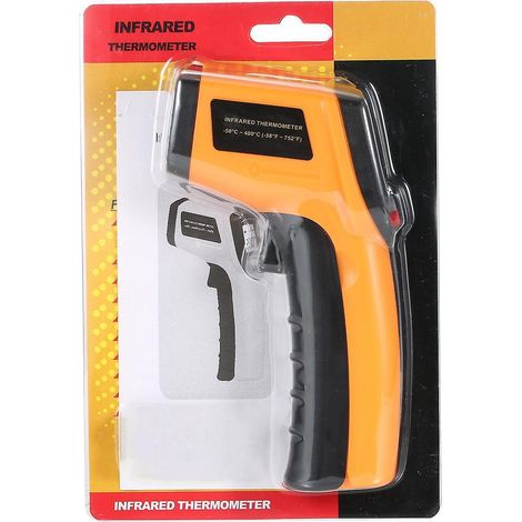 Berührungsloses industrielles Infrarot-Digitalthermometer mit Laser und Hintergrundbeleuchtung -50-400°C