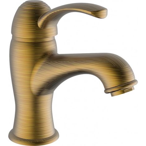 EURORAMA - Miscelatore lavabo con piletta a saltello 1"1/4 - serie: dodo - colore: bronzo (1/2)