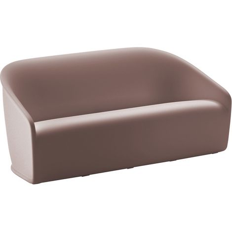 DIVANO SETTEMBRE POLIETILENE 165X79X70 SABBIA USO ESTERNO EURO3PLAST (1/5)
