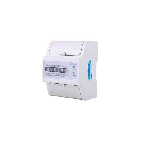 Compteur électrique numérique monophasé 4P sur rail DIN 220 V 10-40 A par kWh XTM75S-U (1/5)