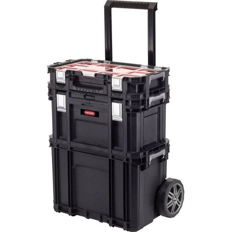 [NEUWERTIG] B-Ware Keter Werkzeugkasten Werkzeugbox schwarz praktische Aufbewahrung für Werkzeuge (1/2)