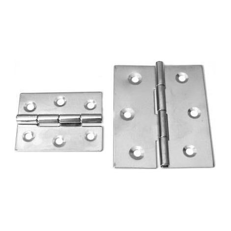 Charnière A2 épaisseur 0.8mm - Longueur: 30 - largeur: 28.5