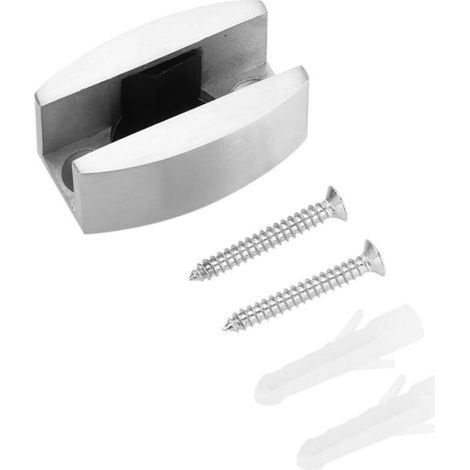 Guide de Plancher de Porte Coulissante en Verre Guide de Rouleau de Plancher en Acier Inoxydable 304 Système de Porte Coulissante Accessoires pour Portes coulissantes en Verre Sans Cadre (1/4)