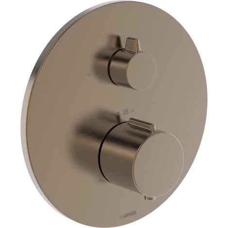 HANSA HA Kit de finition pour une sortie - HANSAEASYTHERM 8861 Rosace ronde Bronze, 8861924581