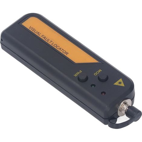 Testeur portable de source de fibre optique avec embout lumineux rouge (portée de 20 km) pour la maintenance des réseaux (1/5)