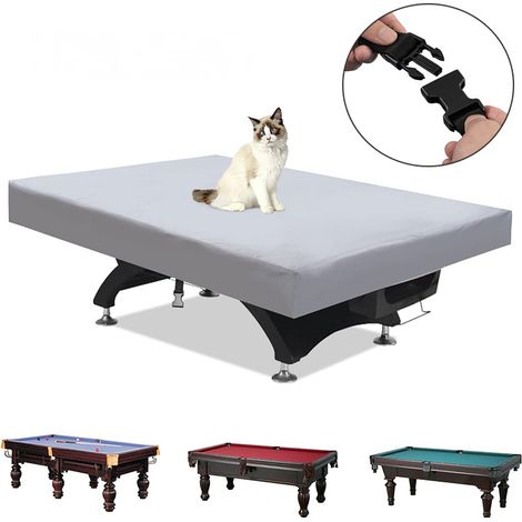 23513520CM-, housse anti-poussière pour table de billard, housse de protection pour table de billard d'extérieur. (1/5)