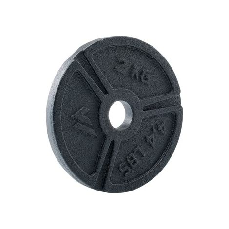 Discos de barra MARTES de 2 kg - Entrenamiento de fuerza, Hierro