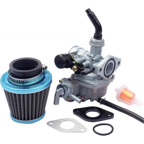 Kit inklusive Vergaser, Luftfilter, Dichtung und Öl, kompatibel mit Quads und Offroad-Motorrädern (Dirt/Pit Bike) von 50 cm³ bis 125 cm³ (Honda CRF50F, CRF80F). (1/5)