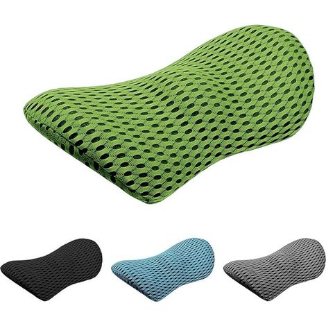 Coussin lombaire ergonomique en mousse à mémoire de forme, soulage les douleurs dorsales, CMFY respirant, déhoussable et lavable, coussin lombaire Neo Cushion pour chaises de bureau et sièges auto (ve (1/5)