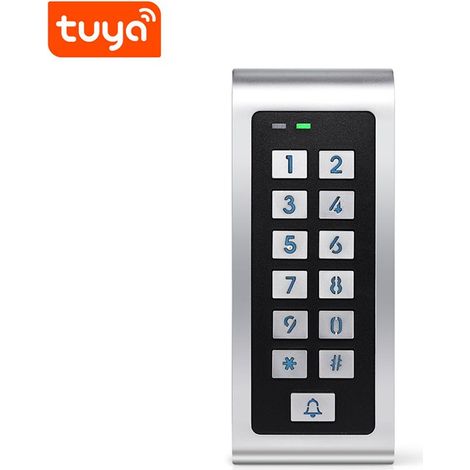 Tuya Tastiera Esterna Smart WiFi per Controllo Accessi IP66 con Lettore Carte Slim (1/5)