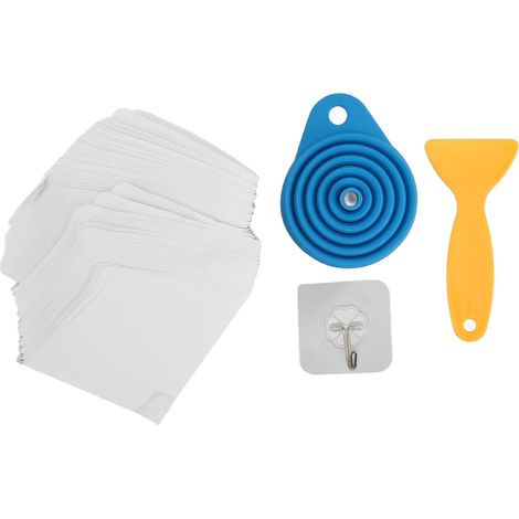 Entonnoir à Filtre en Silicone pour Peinture - 100 Filtres à Mailles Fines pour Vernis et Résines (1/5)