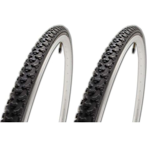 2x Pneu vélo gravel cyclocross 700x28C 28 x 1 5/8 x 1 1/8 S-155 ETRTO 28-622 école de cyclisme cross 700 x 28c