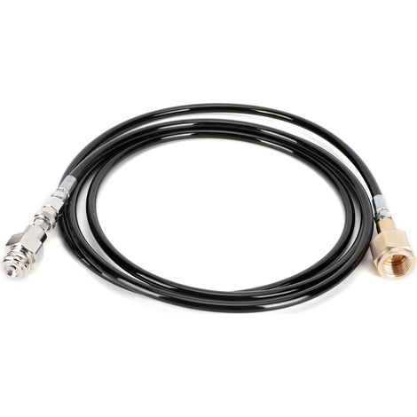 Kit de tuyau adaptateur pour remplissage de bouteille de CO2 100 pouces CGA320 (accessoires pour boissons gazeuses, noir) (1/5)