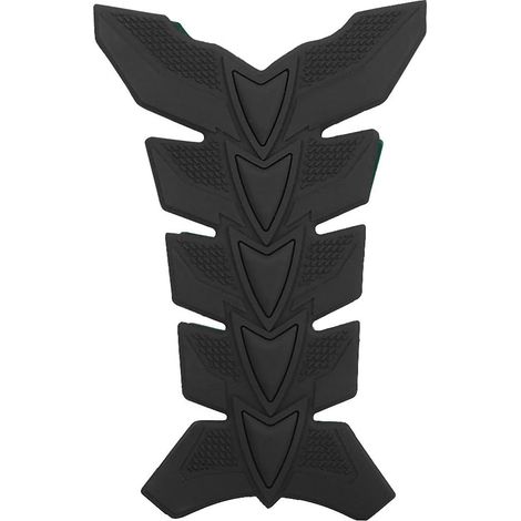 Motorradtankaufkleber, 3D-Gel-Aufkleber Öltankschutz Benzintankschutz (Schwarz)