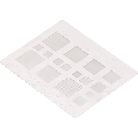 Gabarit de reballage BGA universel, matrice de soudure multifonctionnelle en étain pour la réparation des puces BGA de téléphones (1/5)
