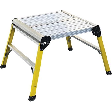 Zarges Fibreglass Hop-up Work Platform 600 x 600mm