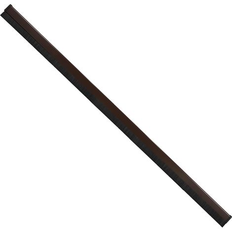 KOTARBAU® Joint Bas de Porte - PVC - 100 cm - Brun - Brosse Bas de Porte Automatique  - Joint de Battant D'entrée - Protection Contre le Vent et Les Insectes - Facile À Installer (1/5)