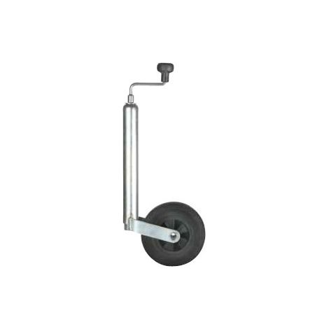 Maxter – Roue jockey 48 mm – Charge max 150 kg – Jante en plastique – Pour remorques et équipements lourds – Manœuvrabilité accrue (1/2)