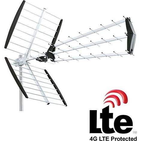 Antenne UHF 27 éléments avec filtre LTE